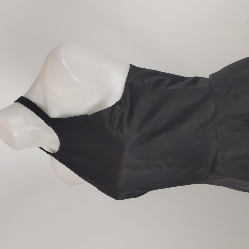 Pink Stitch Women's Dress Size 12 Black Fit & Flare Halter Neck Zip Boning NEW - Picture 8 of 16